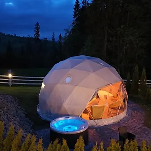  Luxussátor Mountain Glamp & Jacuzzi